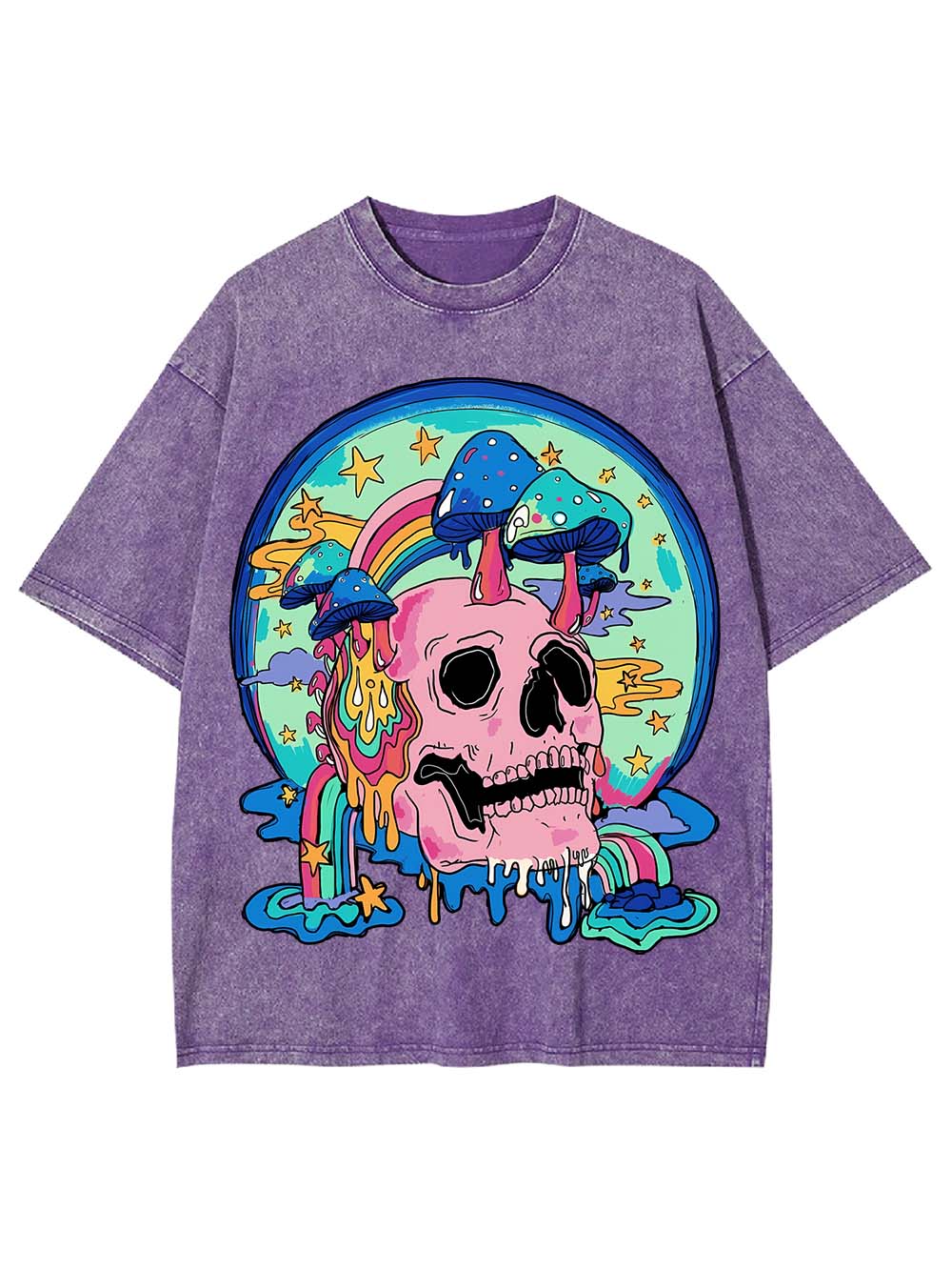 MUSHROOM DREAMSCAPE WASHED TSHIRT