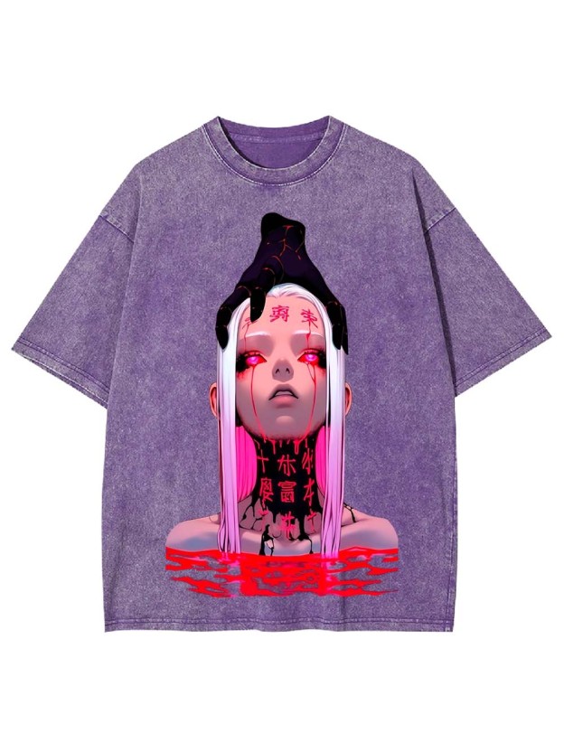 Crimson Curse Washed Tshirt