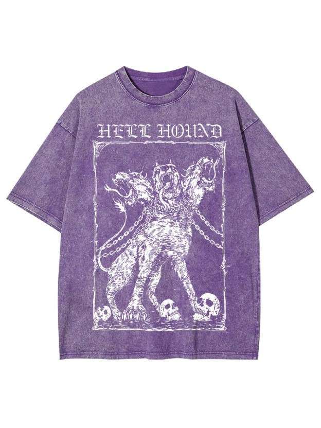 The Cerberus Unleashed Washed Tshirt