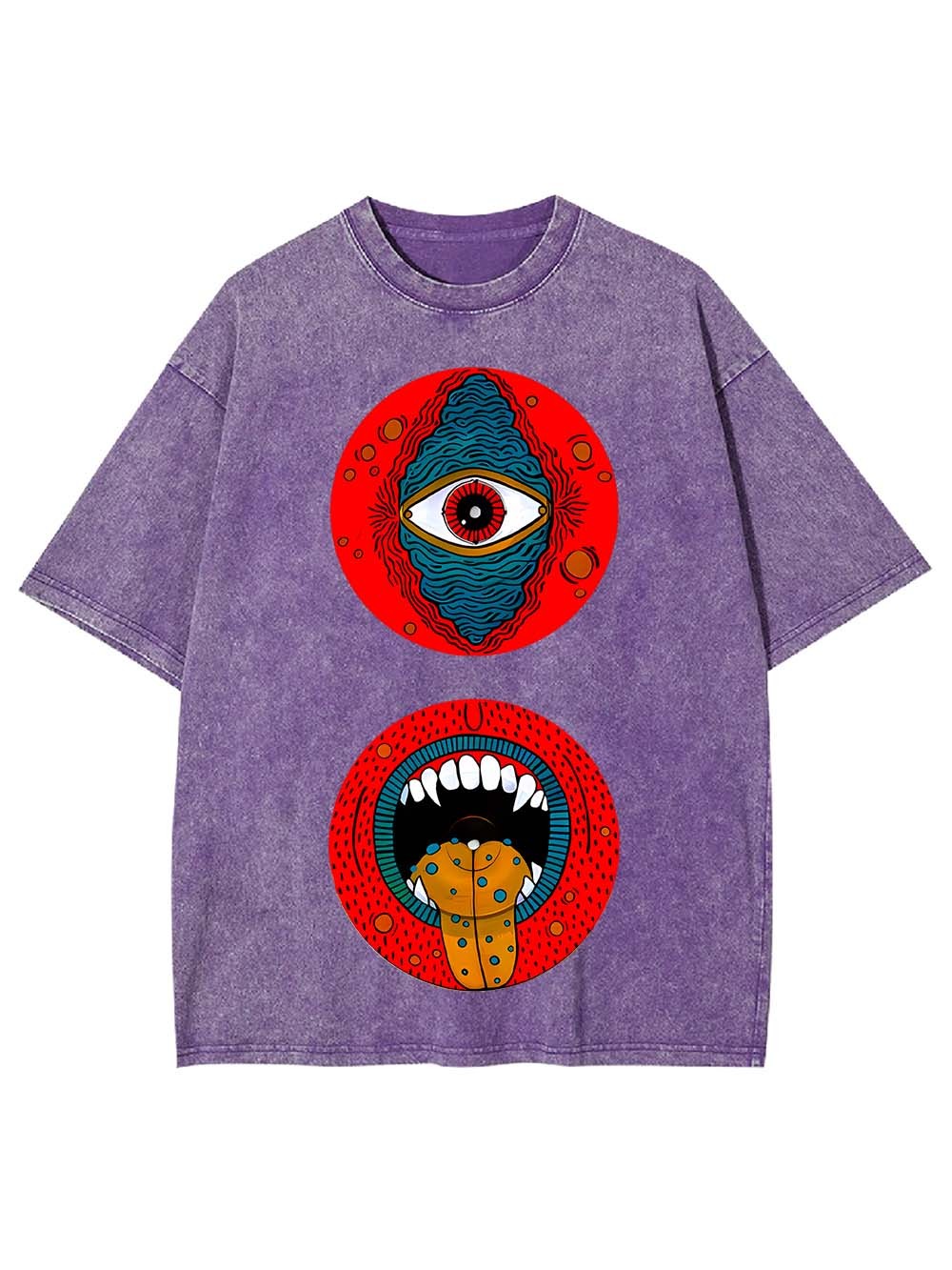 Eye and Mouth Realms Washed Tshirt