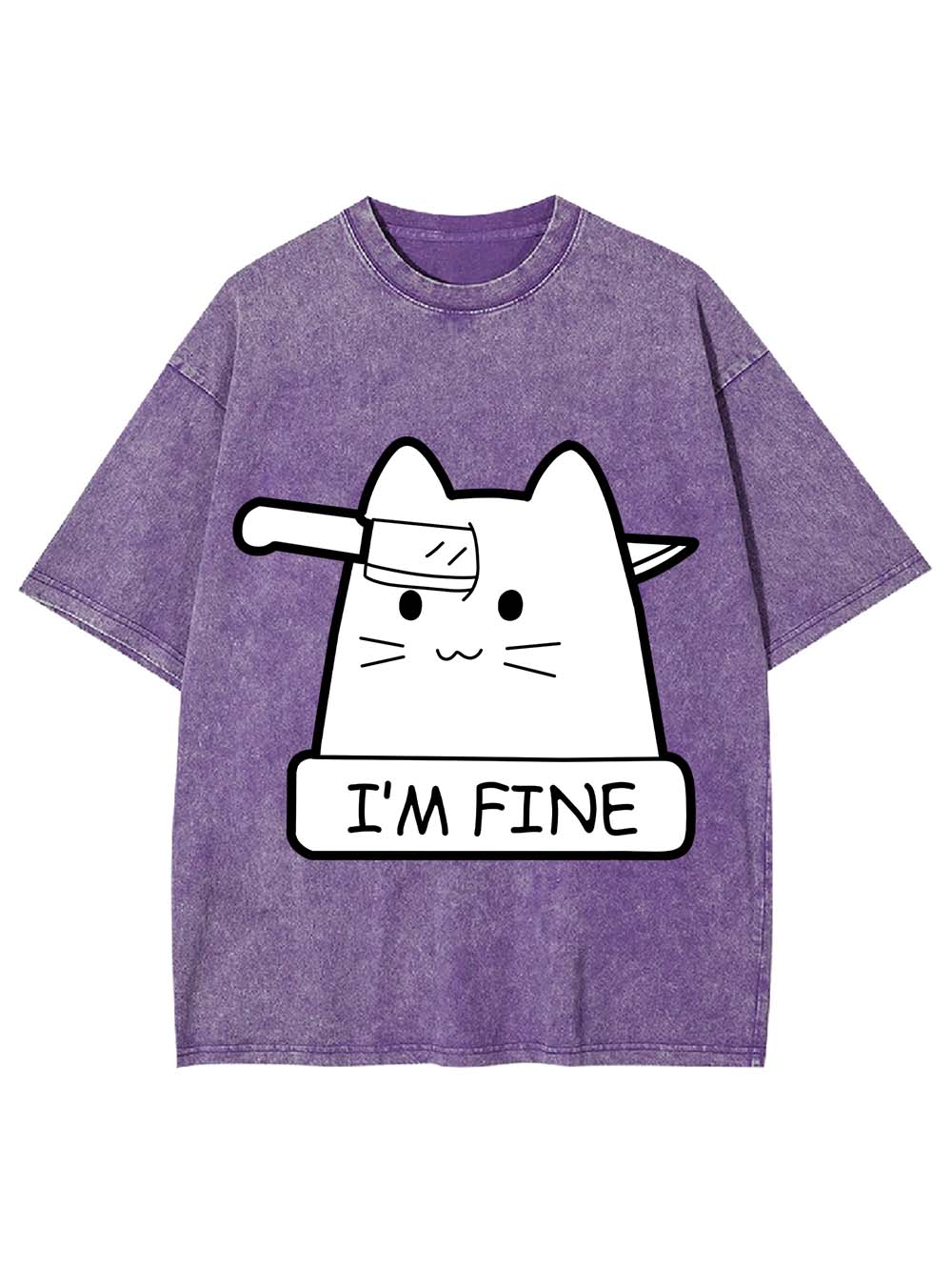 I'm Fine Washed Tshirt