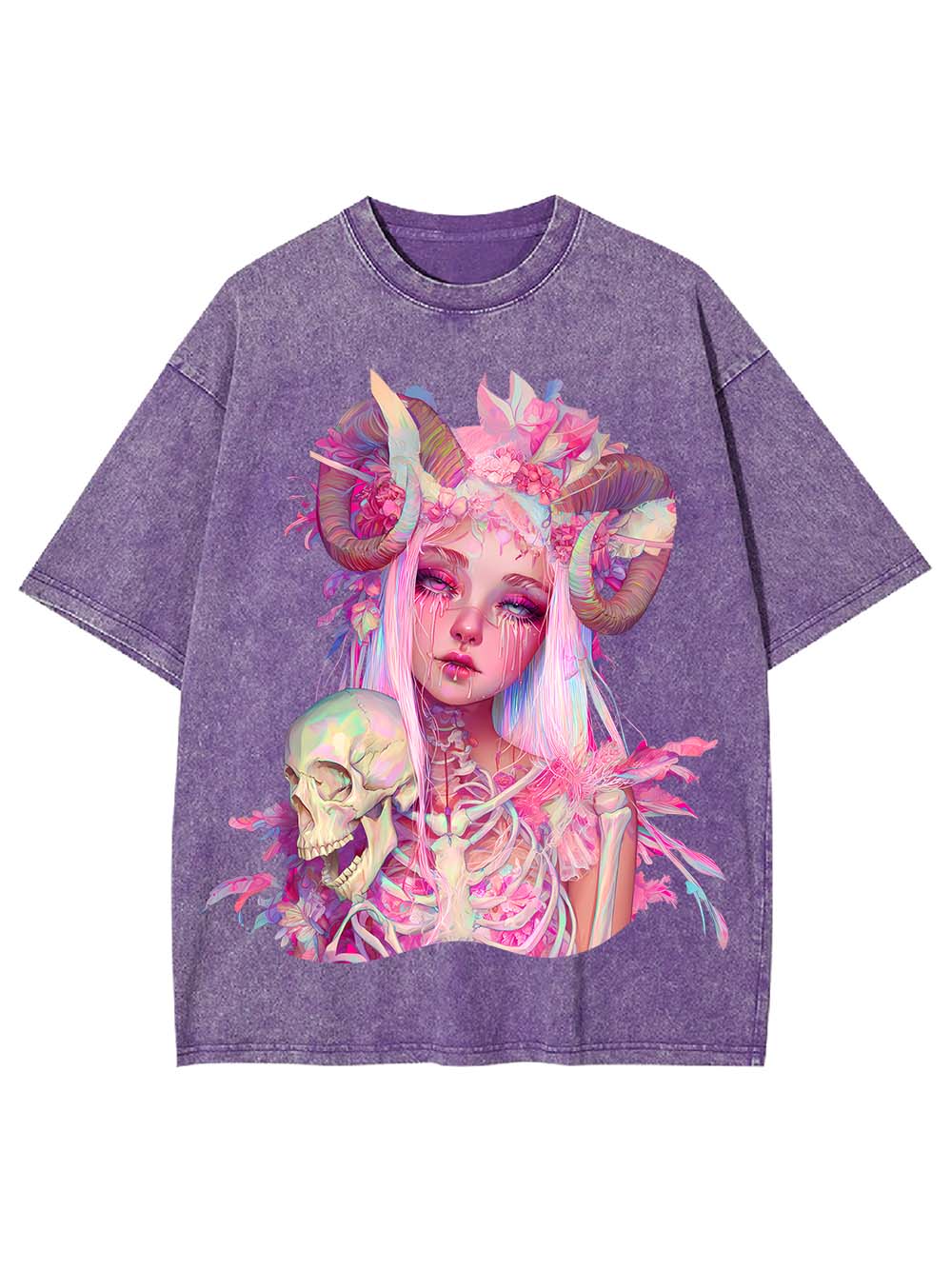 Ethereal Gothic Beauty Washed Tshirt