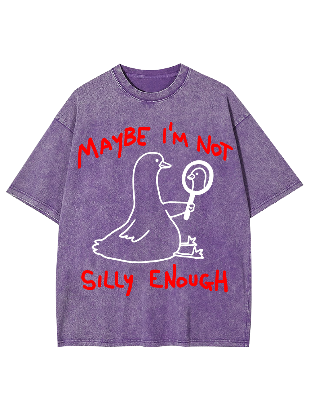 MAYBE I’M NOT SILLY ENOUGH AAA WASHED TSHIRT