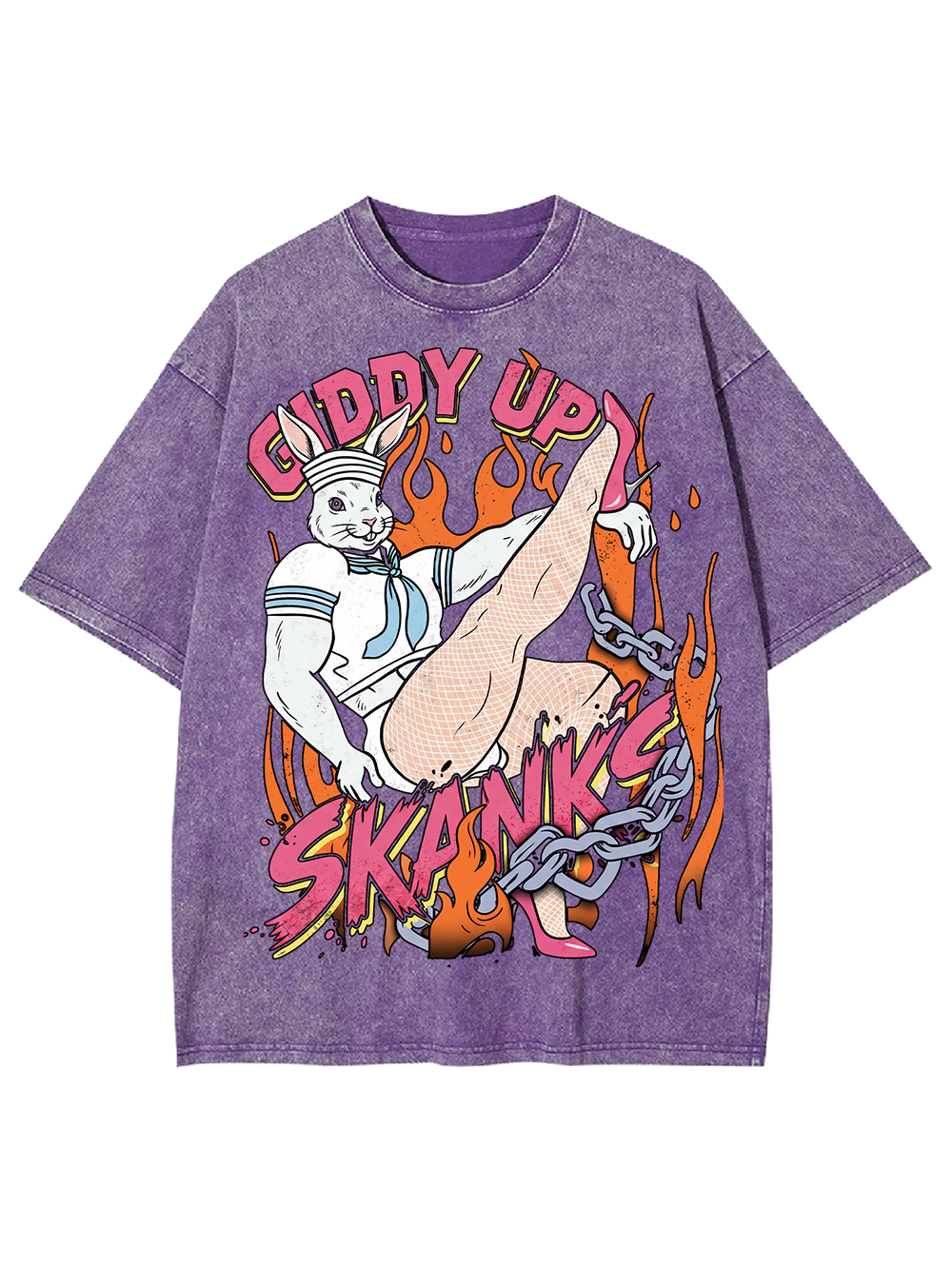 GIDDY UP SKANKS AAA WASHED TSHIRT