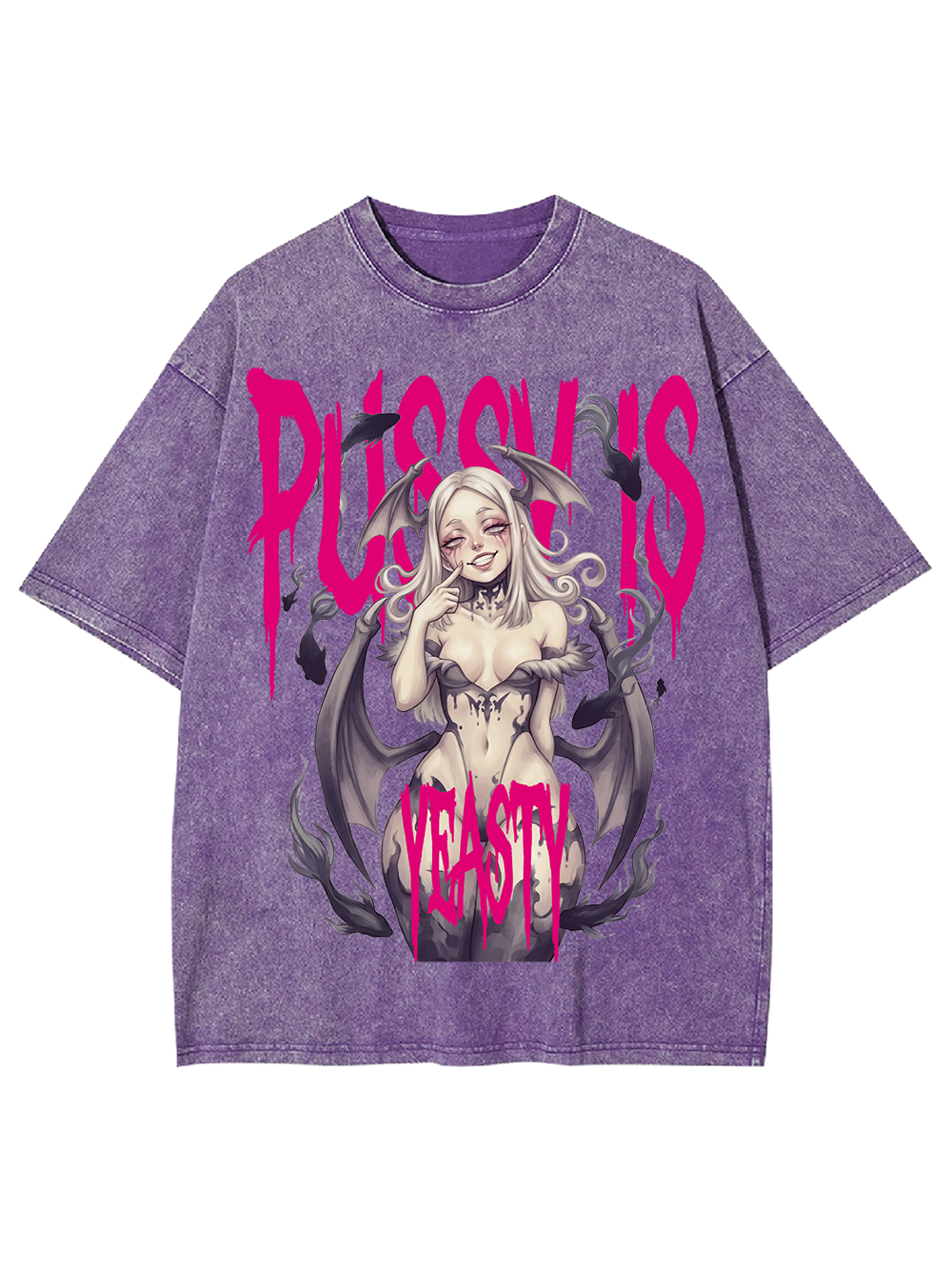 PUSSY IS YEASTY AAA WASHED TSHIRT