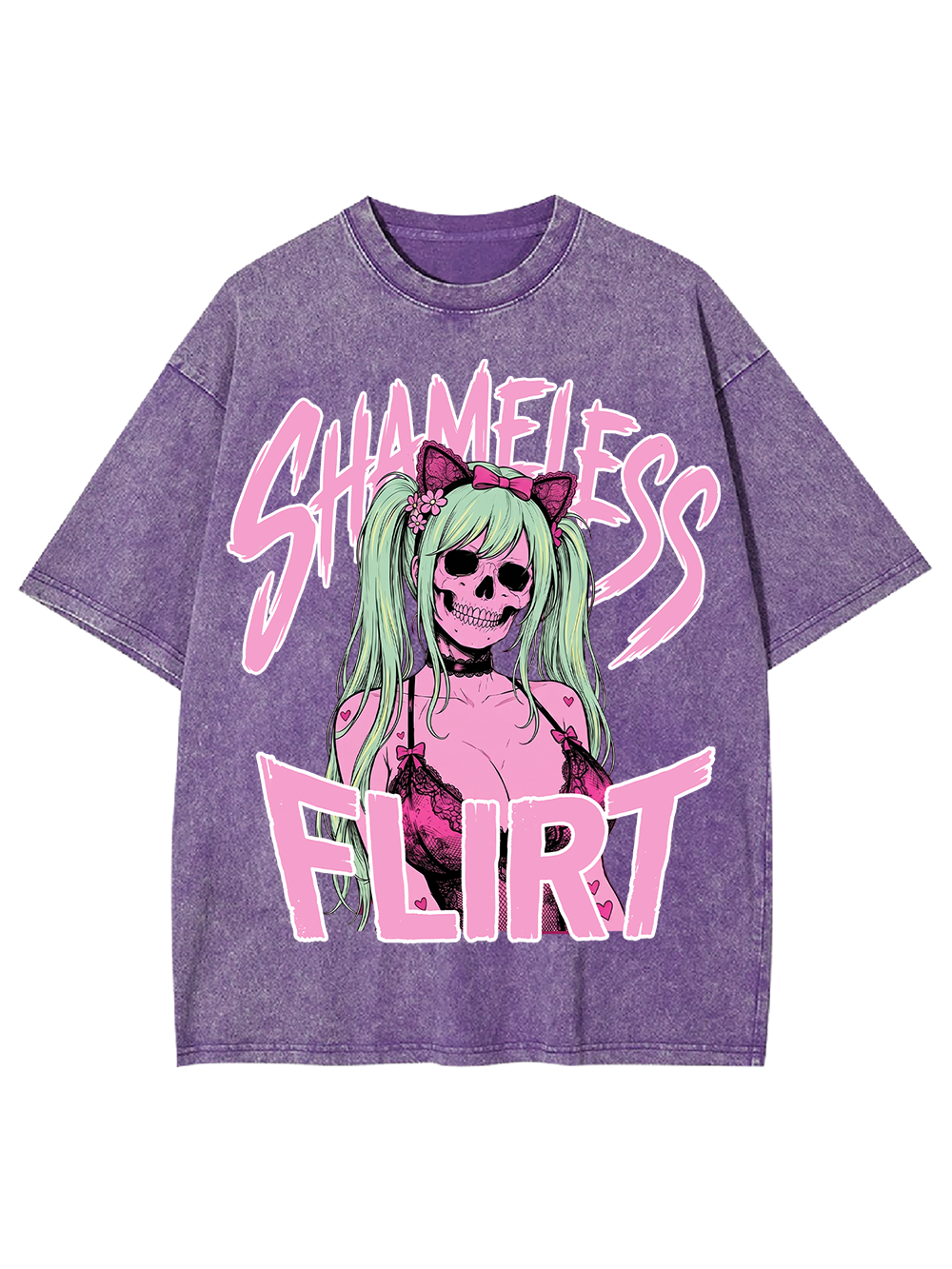 SHAMELESS FLIRT AAA WASHED TSHIRT
