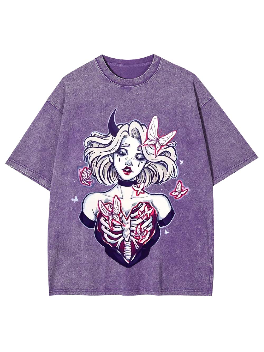 Butterfly Soul Unveiled Washed Tshirt