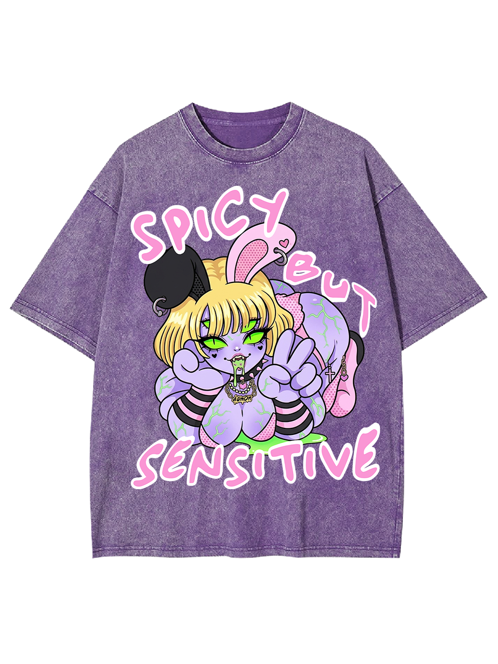 SPICY BUT SENSITIVE AAA WASHED TSHIRT