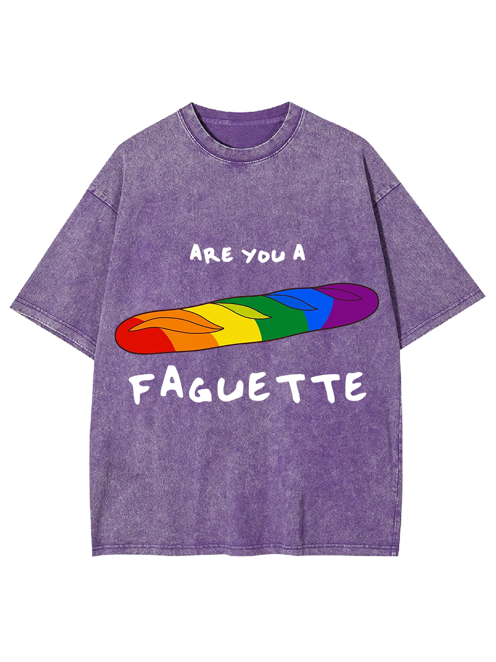 ARE YOU A FAGUETTE AAA WASHED TSHIRT