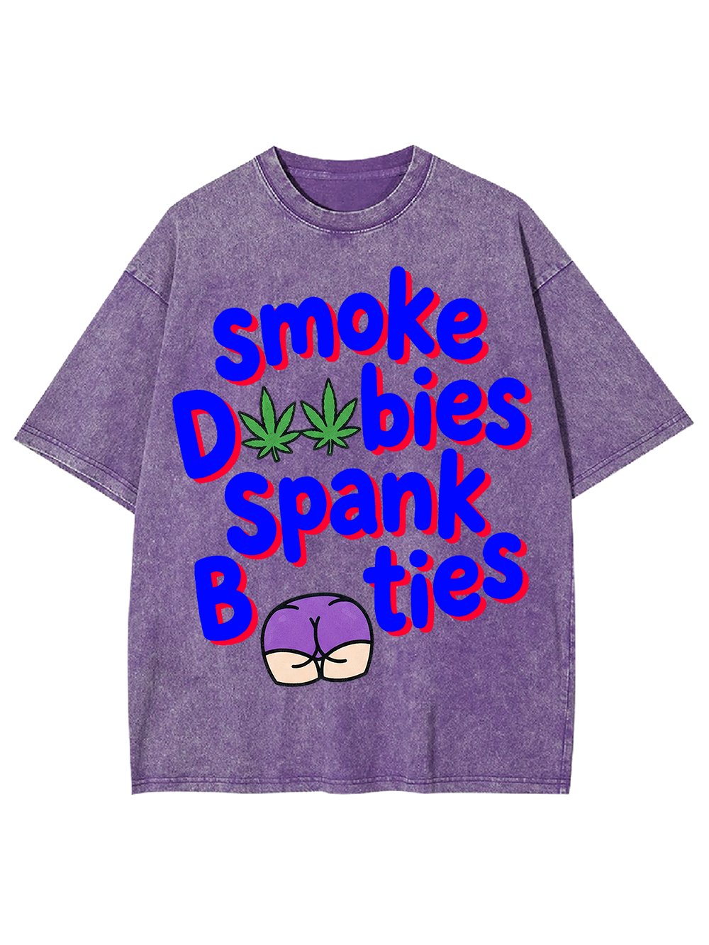 SMOKE DOOBIES SPANK BOOTIES AAA WASHED TSHIRT