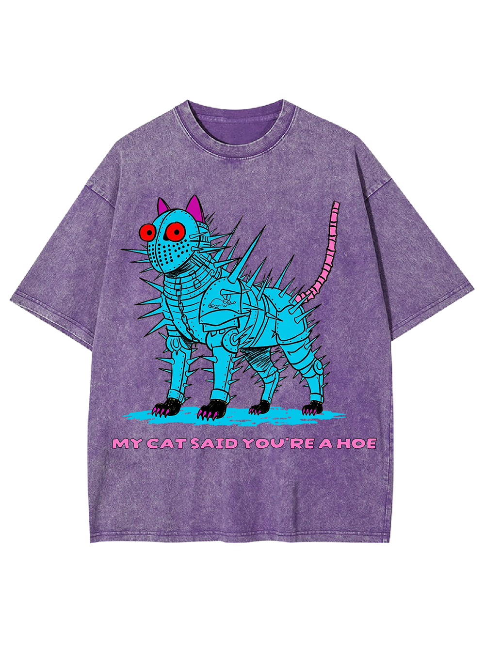 MY CAT SAID AAA WASHED TSHIRT