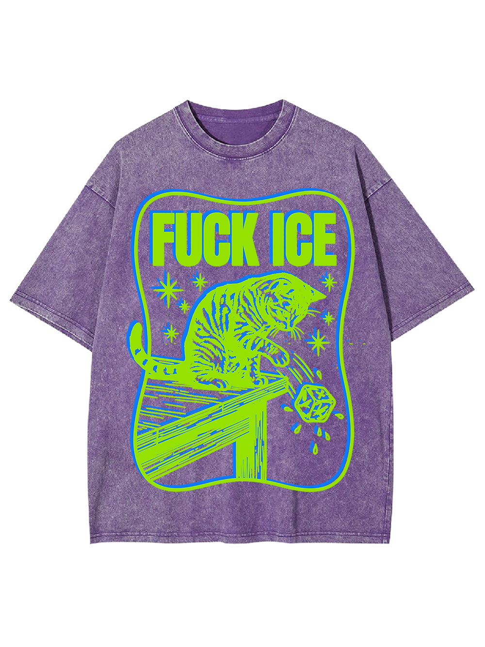 FUCK ICE AAA WASHED TSHIRT