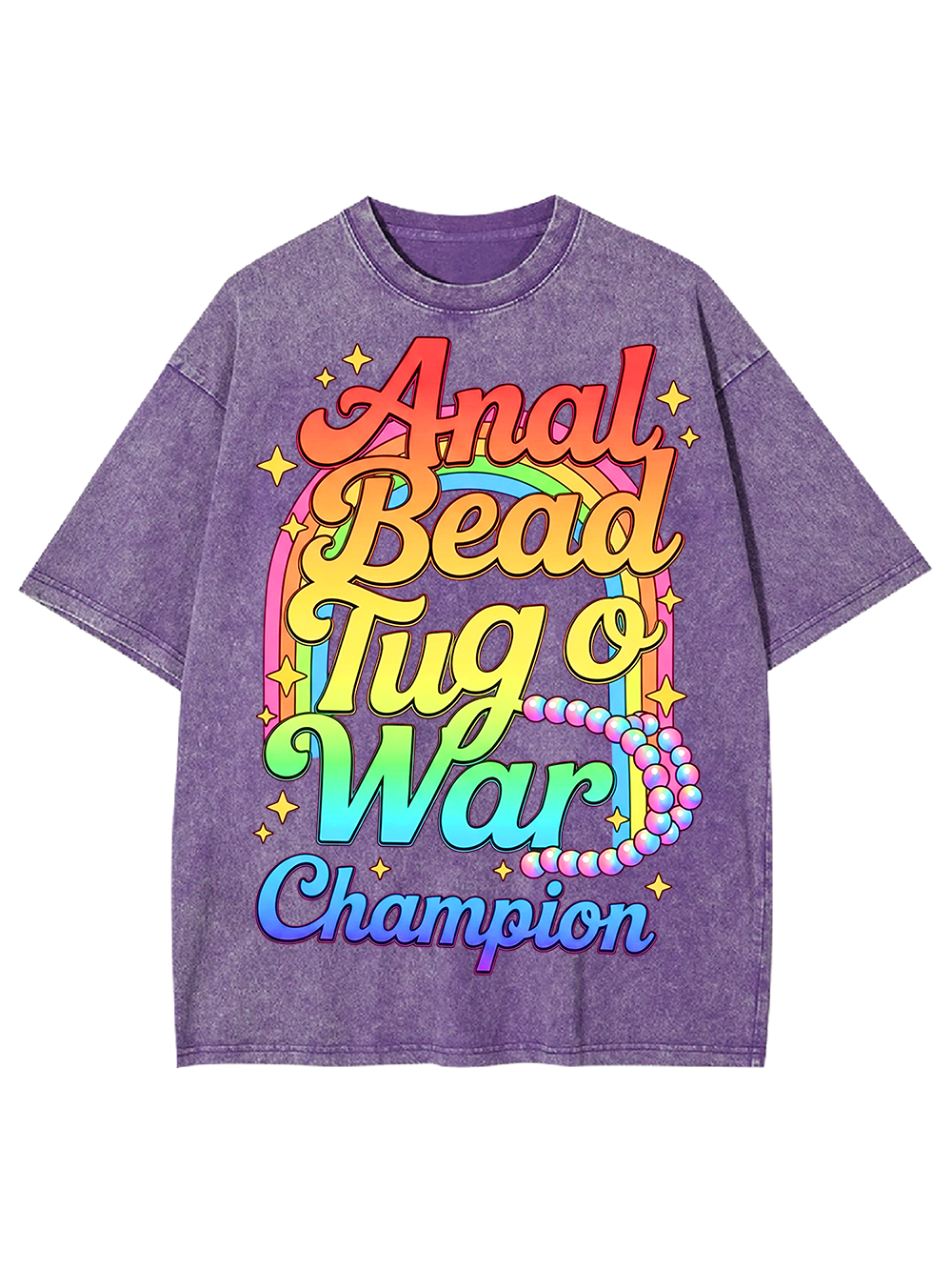 SATIRICAL TEXT AAA WASHED TSHIRT