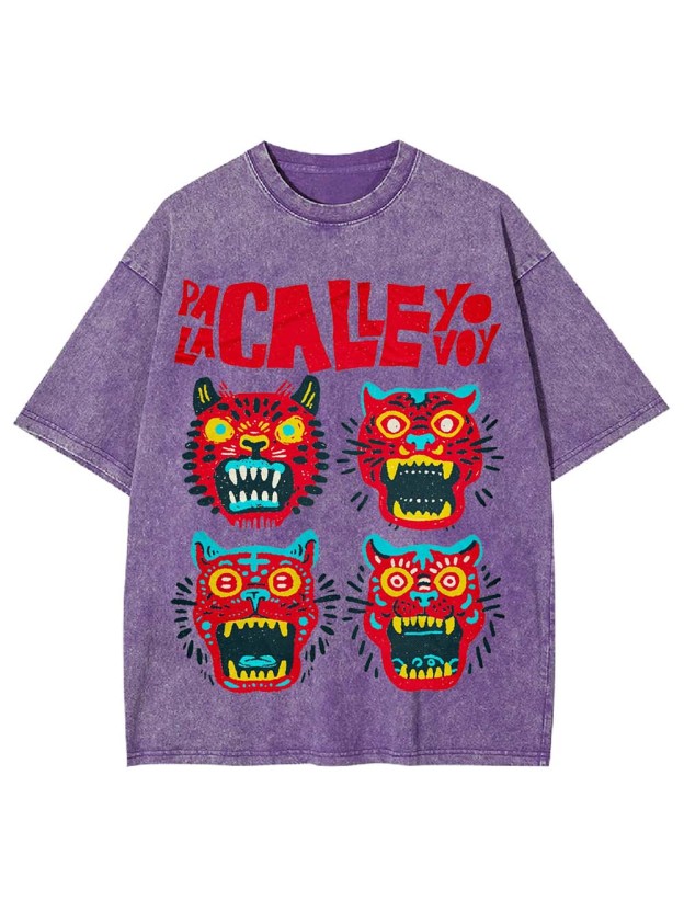 To the Streets I Go Washed Tshirt