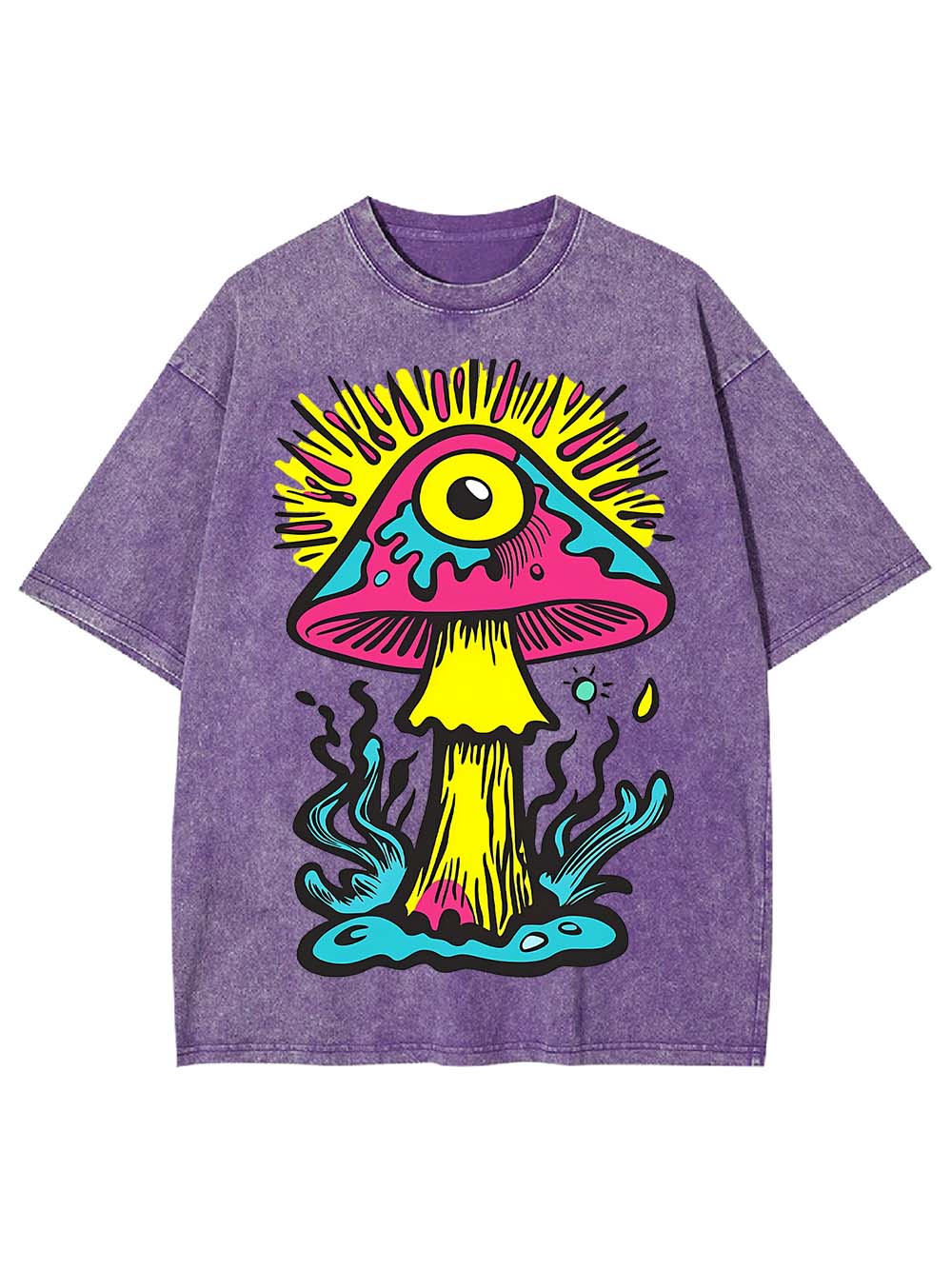 EYE OF THE MUSHROOM WASHED TSHIRT