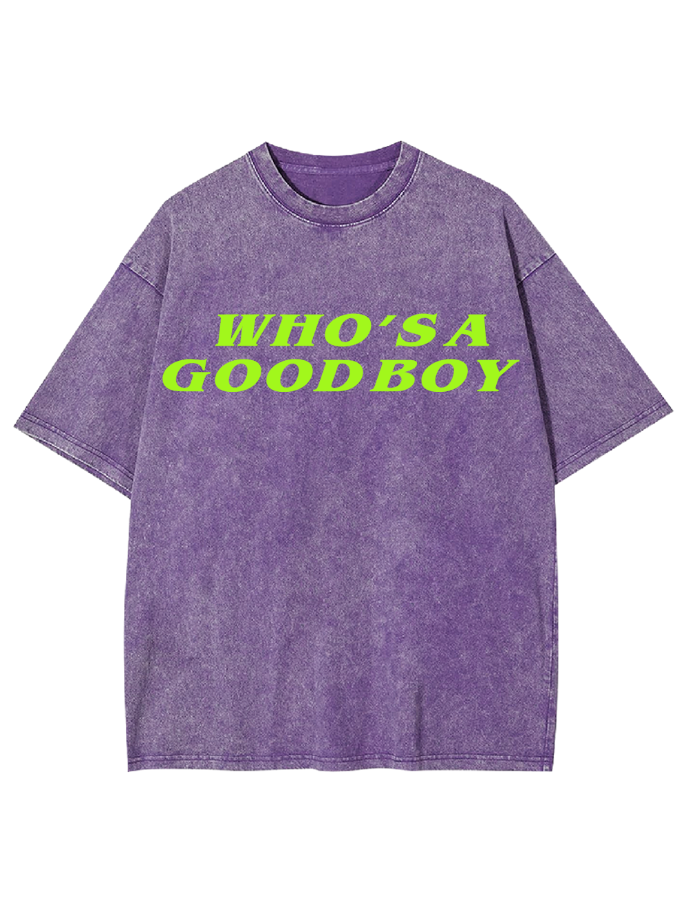 WHO’S A GOOD BOY AAA WASHED TSHIRT