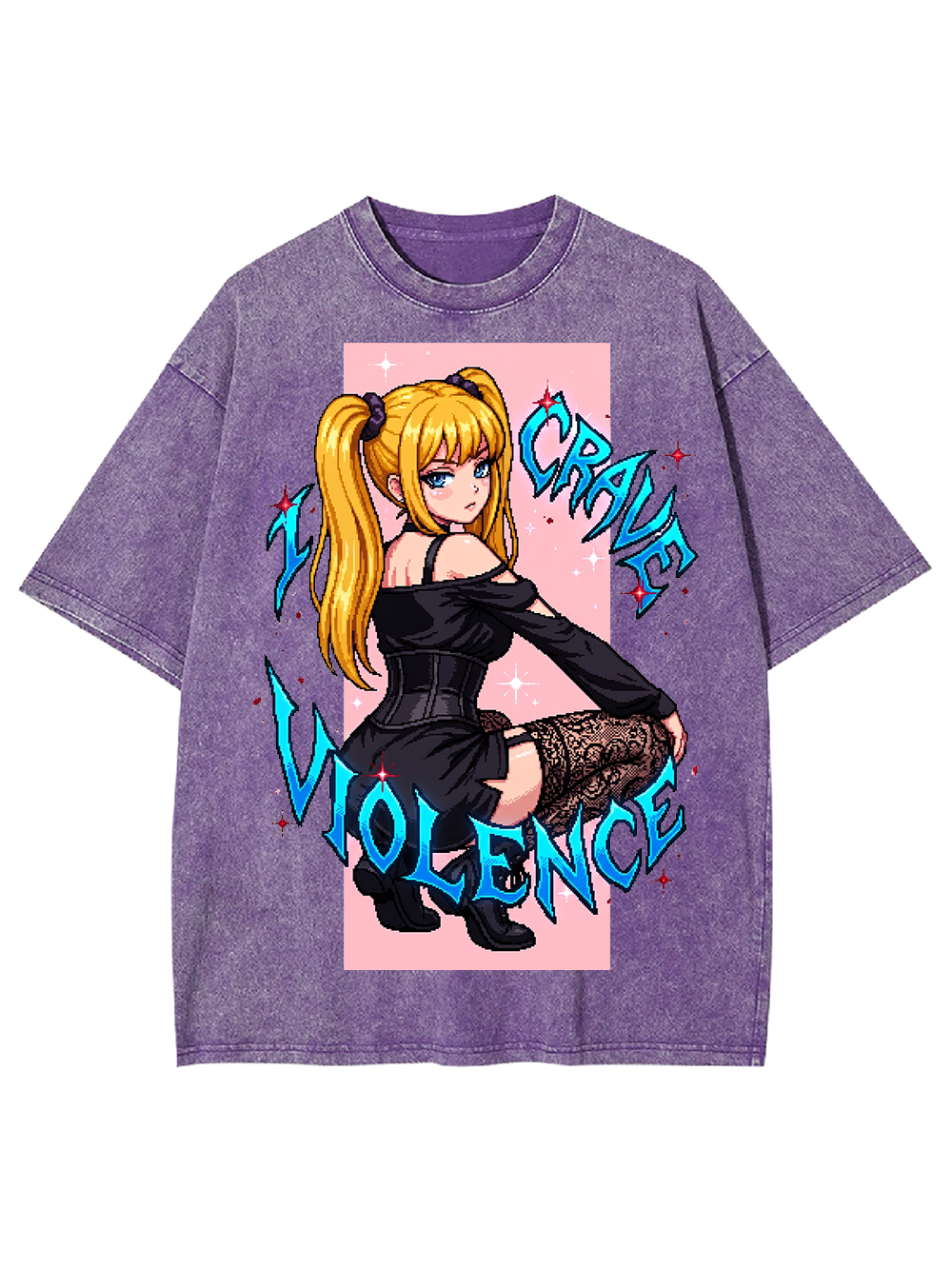 I CRAVE VIOLENCE AAA WASHED TSHIRT