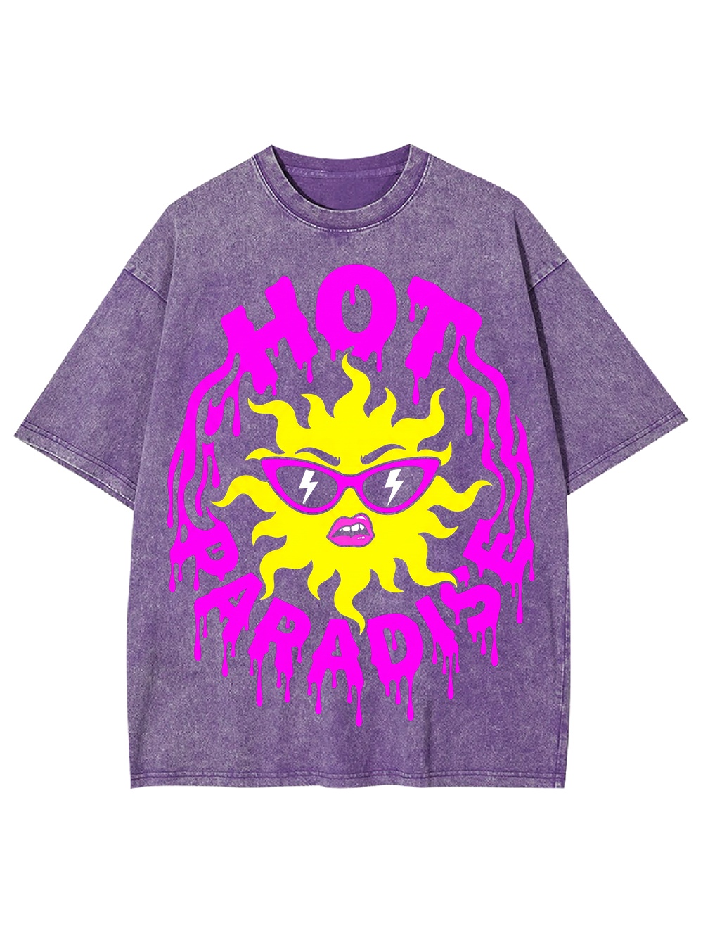 HOT PARADISE AAA WASHED TSHIRT