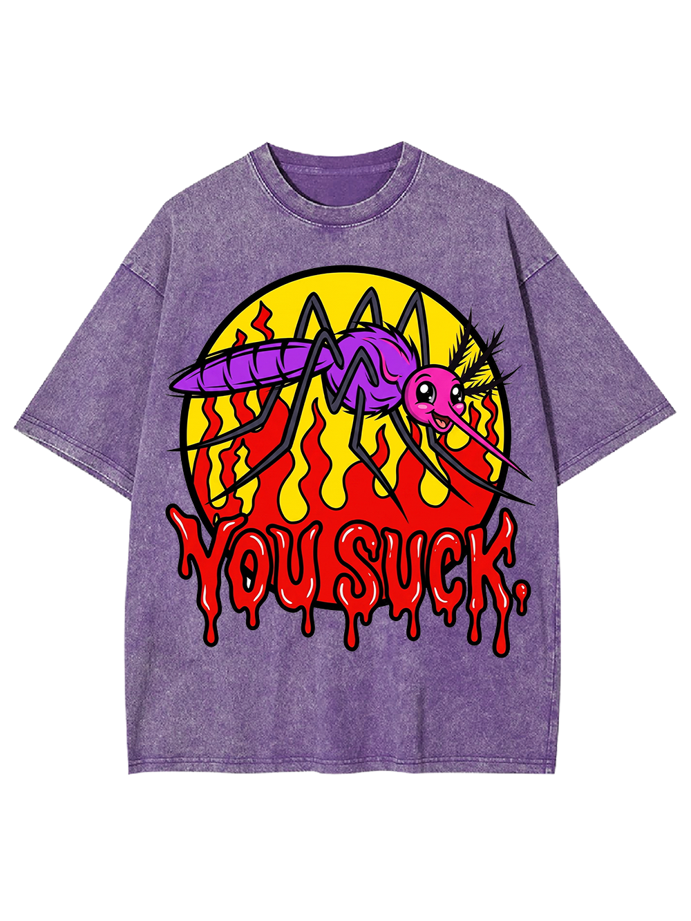 BLOODSUCKING MOSQUITO AAA WASHED TSHIRT