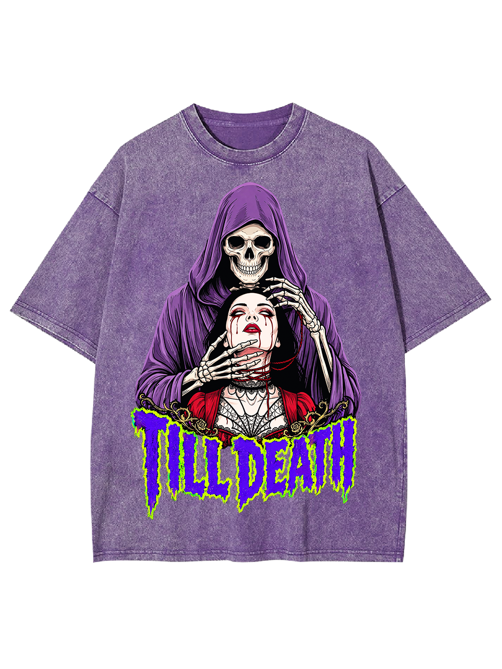 TILL DEATH AAA WASHED TSHIRT