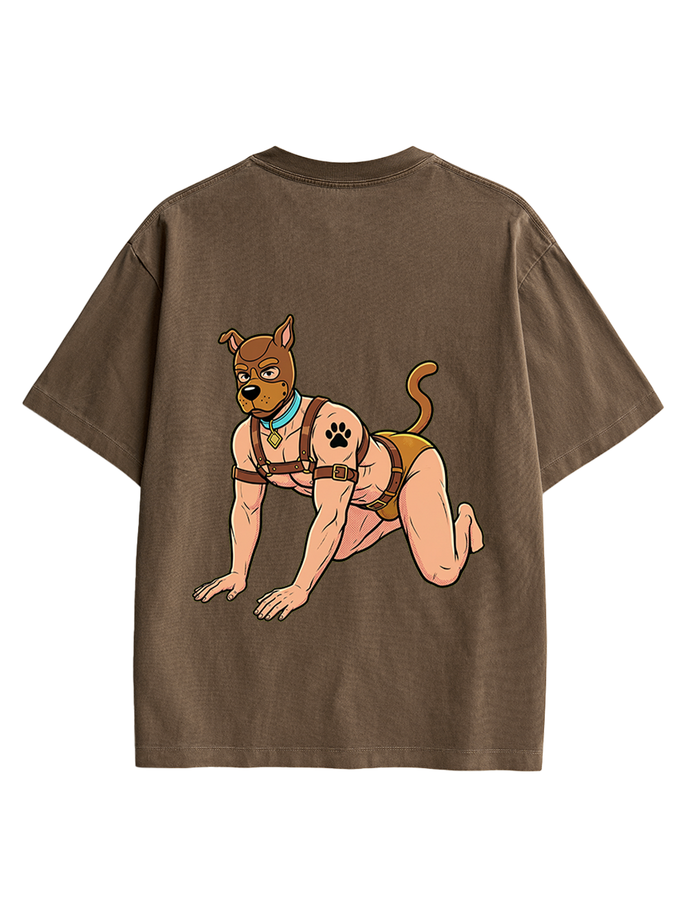 HUMAN PUP PLAY AAA BACKPRINT TSHIRT