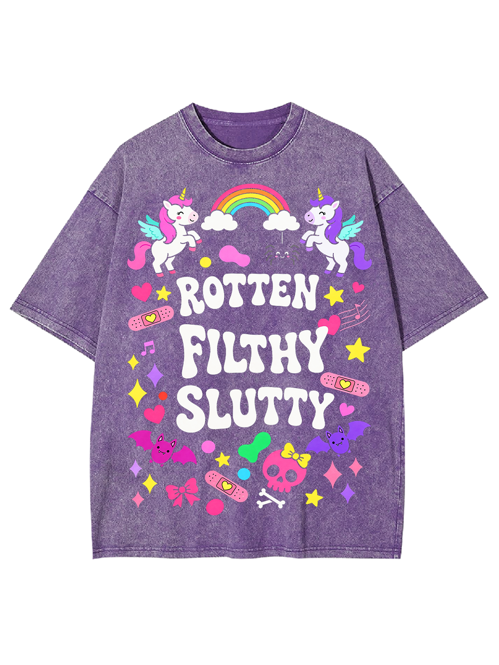 ROTTEN FILTHY SLUTTY AAA WASHED TSHIRT