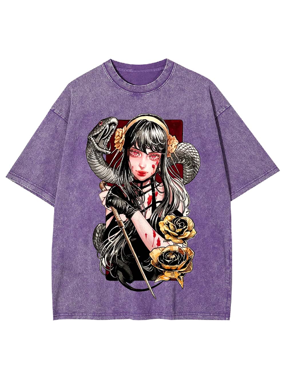 Venomous Beauty Washed Tshirt