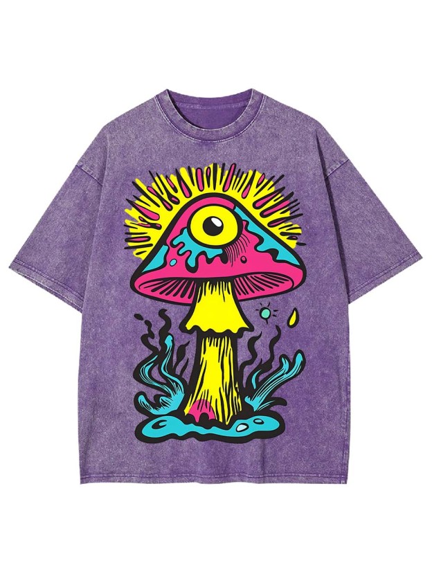 EYE OF THE MUSHROOM WASHED TSHIRT