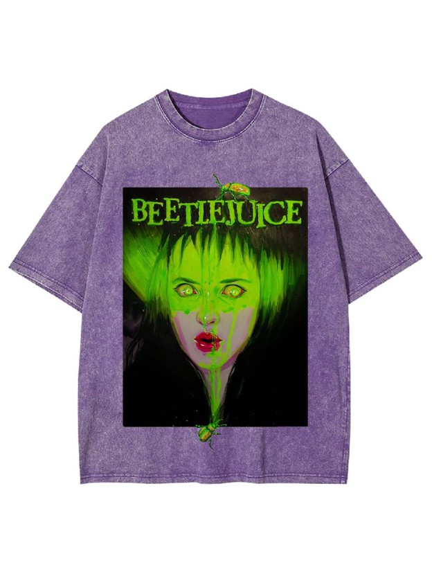 Beetlejuice Washed Tshirt