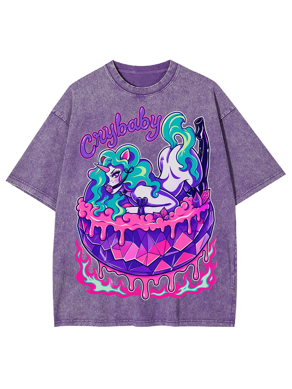CRYBABY QUEEN AAA WASHED TSHIRT