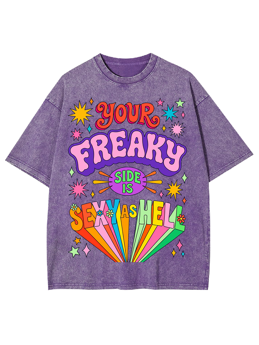 FREAKY SIDE AAA WASHED TSHIRT