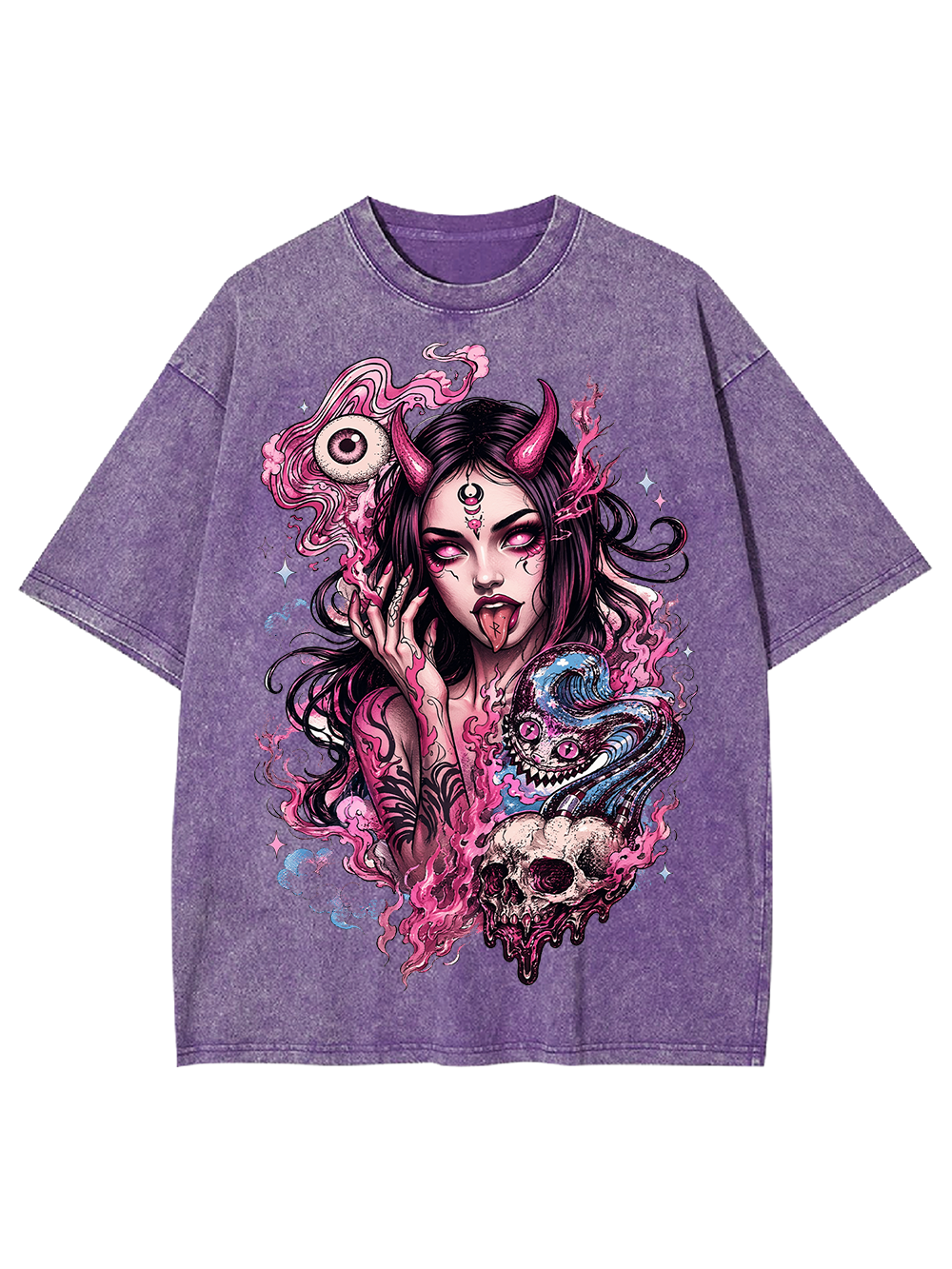 DEMON MUSE AAA WASHED TSHIRT