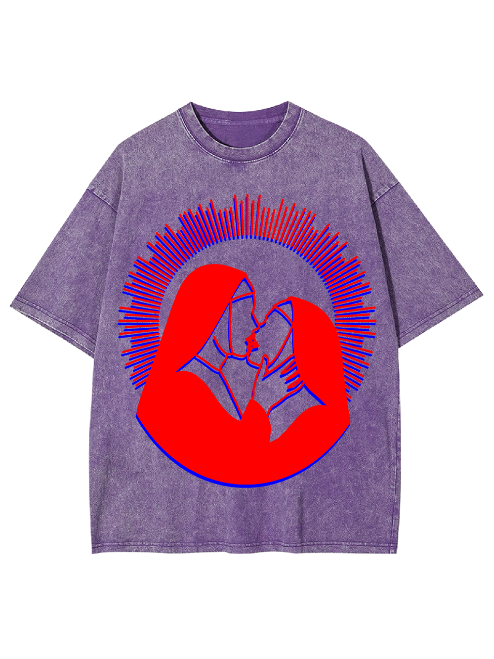 HOLY KISS AAA WASHED TSHIRT