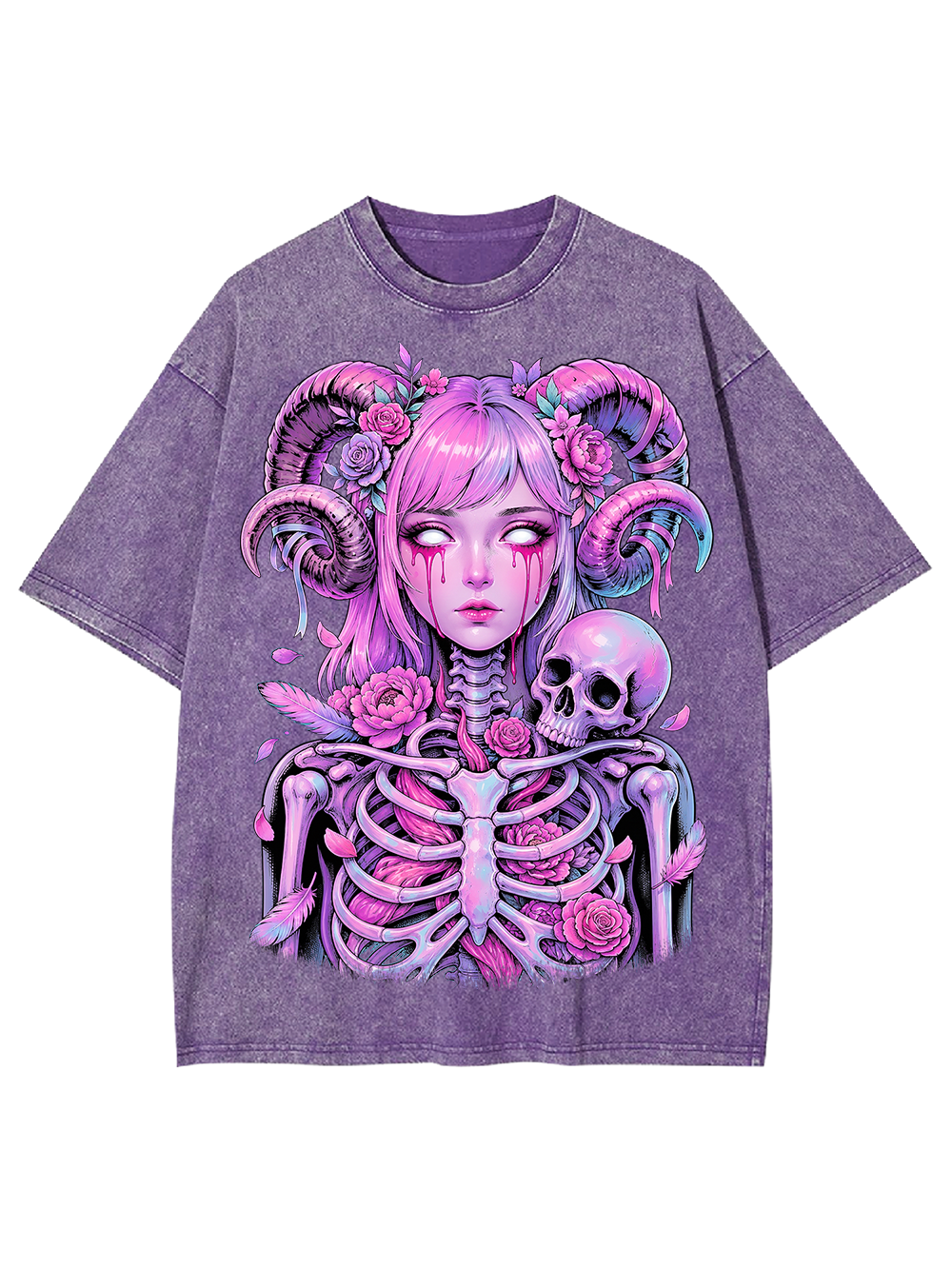 PINK BONE GODDESS AAA WASHED TSHIRT
