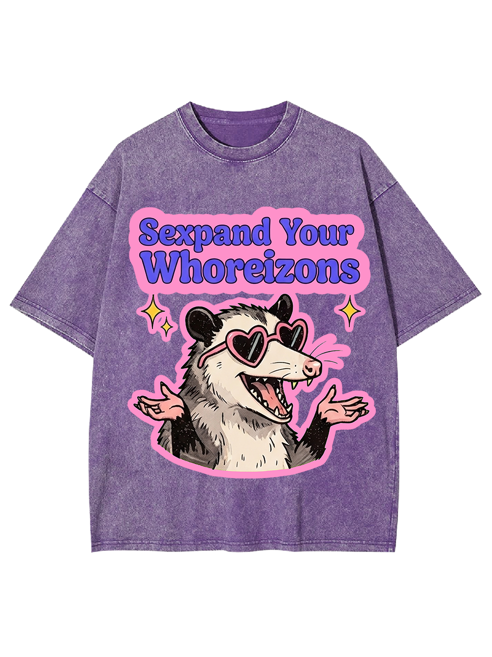PINK POSSUM VIBES AAA WASHED TSHIRT
