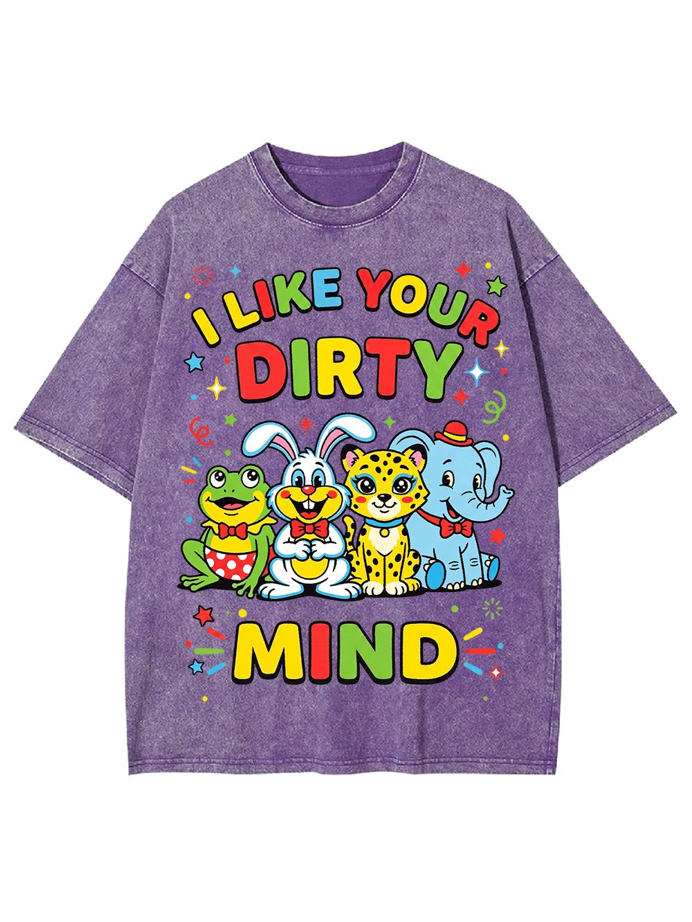 CUTE DIRTY MIND AAA WASHED TSHIRT
