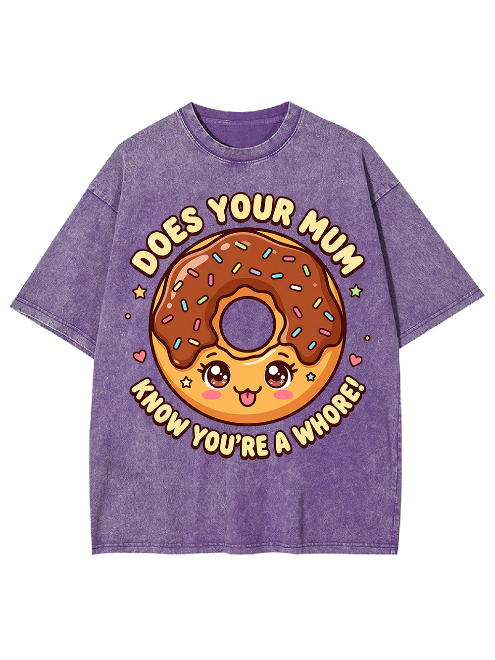 SASSY DONUT WASHED TSHIRT