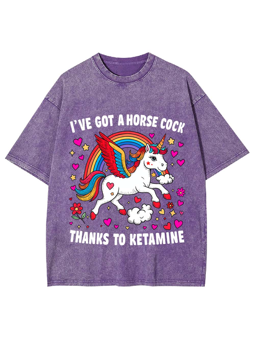 I've Got A Horse Cock Thanks To Ketamine Washed Tshirt