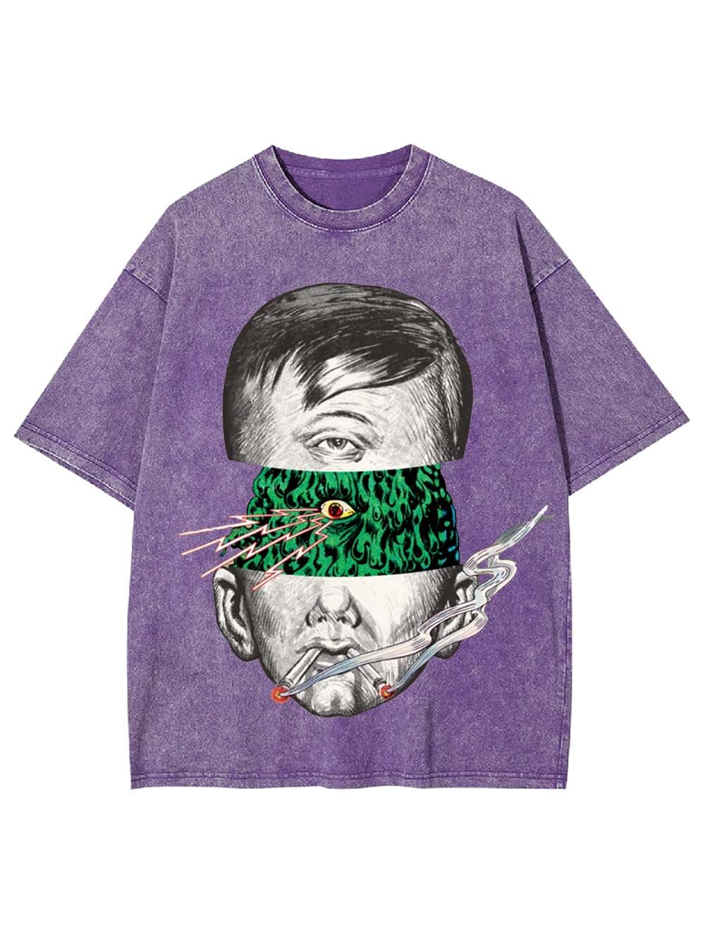 Fractured Perception Washed Tshirt