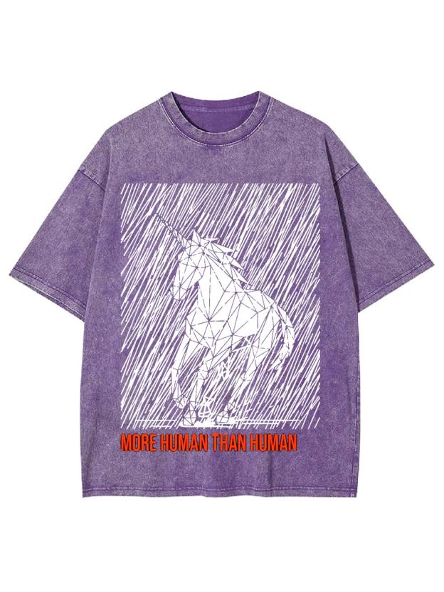 More Human Than Human Washed Tshirt