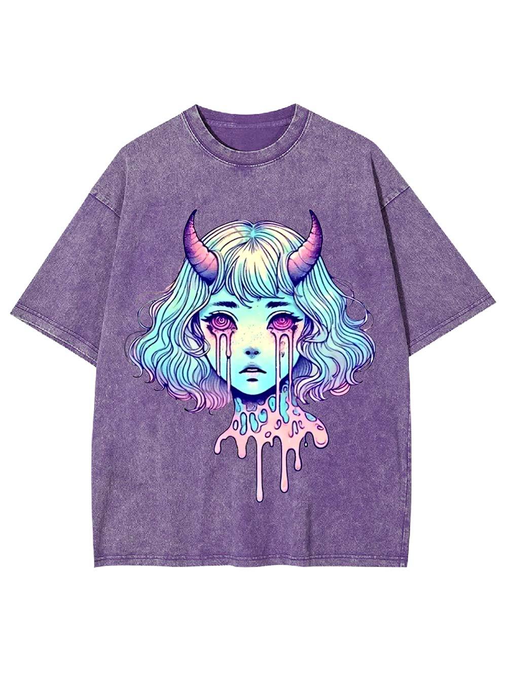 Melting Tears Washed Tshirt