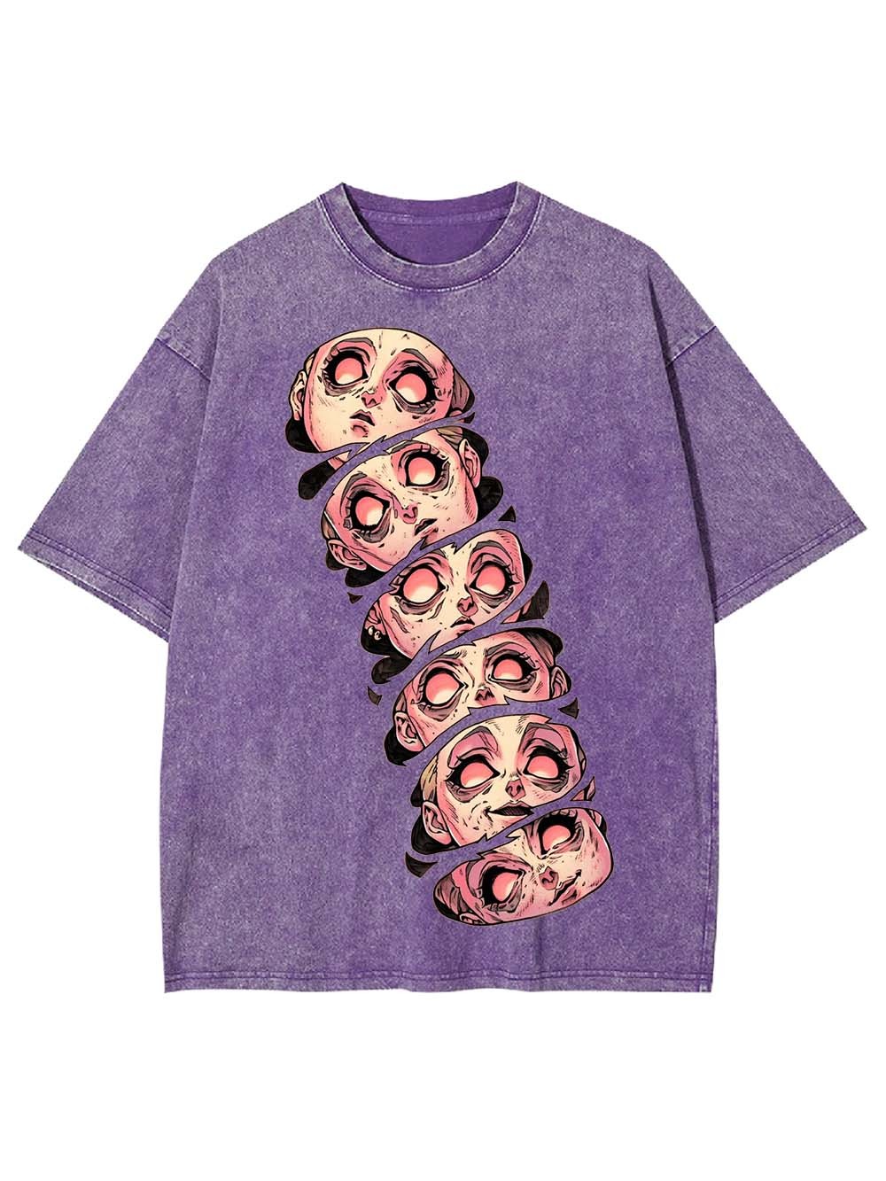 FACES OF DISARRAY WASHED TSHIRT