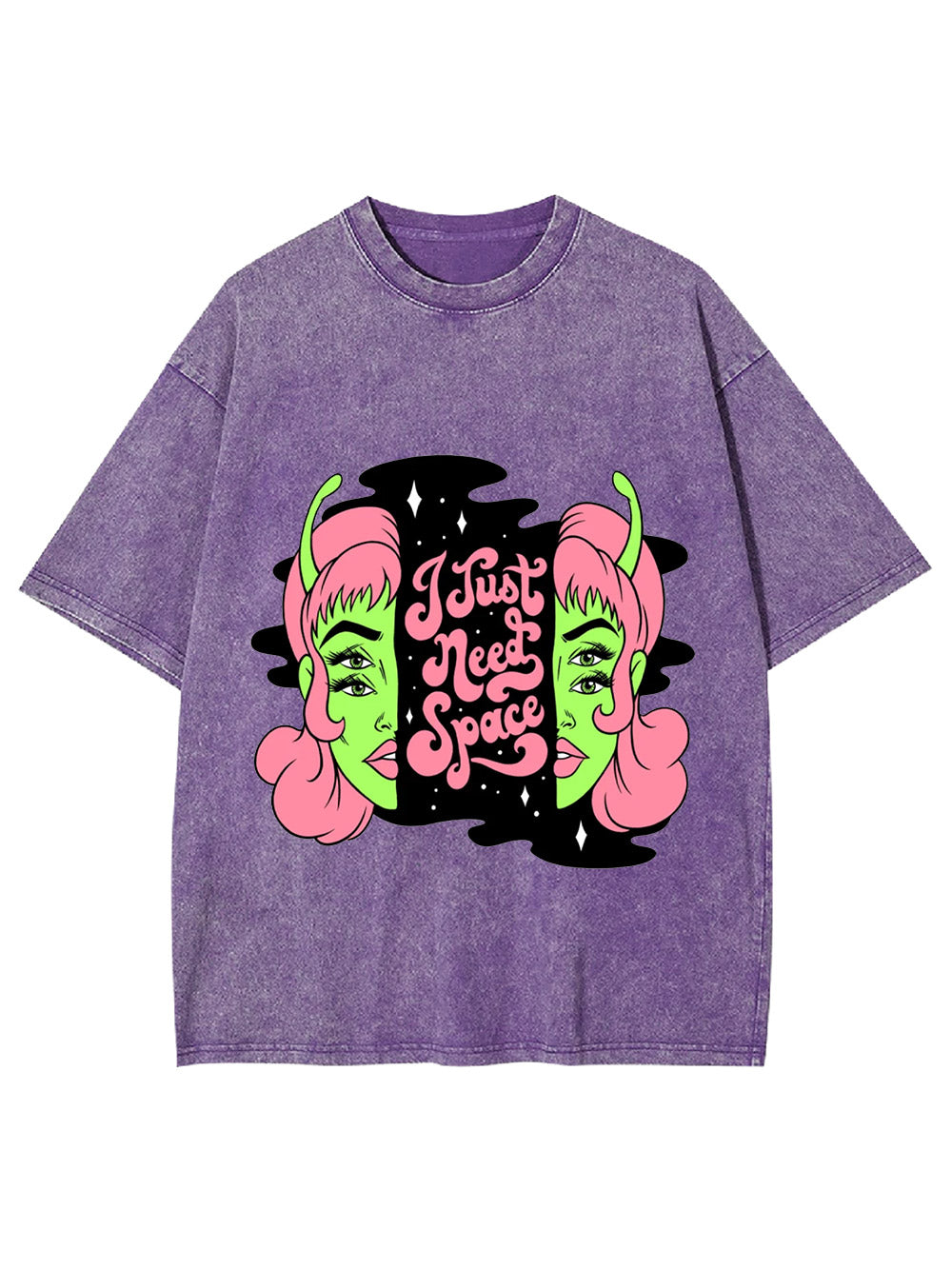 I Just Need Space Washed Tshirt