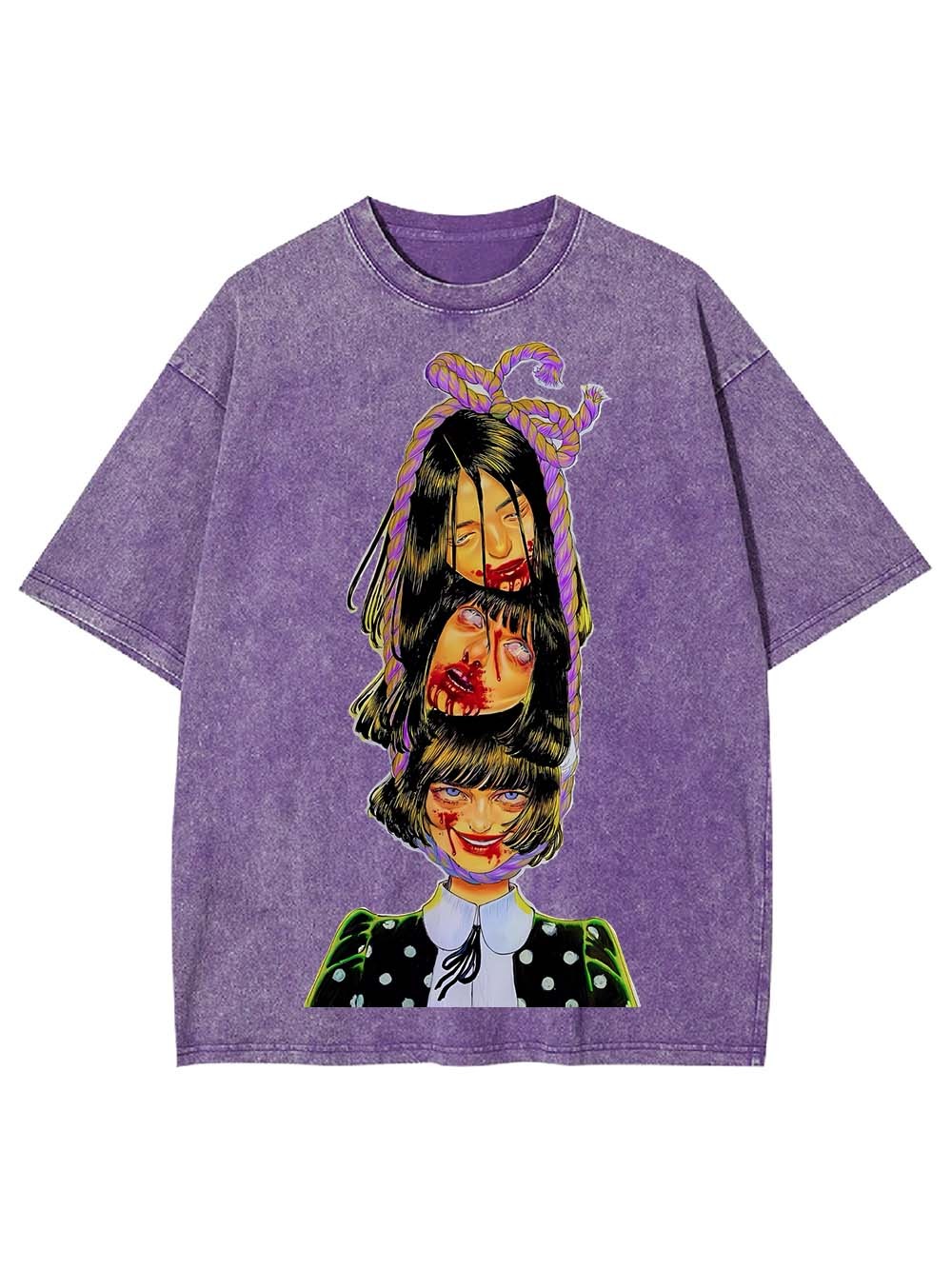 TWISTED FACES OF DARKNESS WASHED TSHIRT