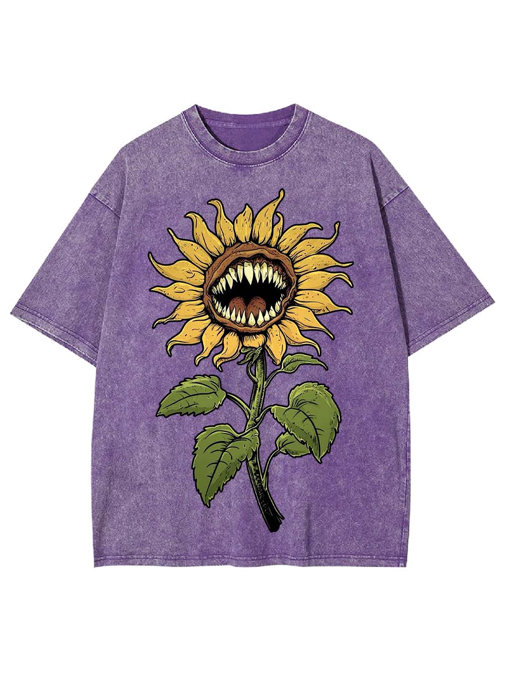 Venomous Sunflower Washed Tshirt