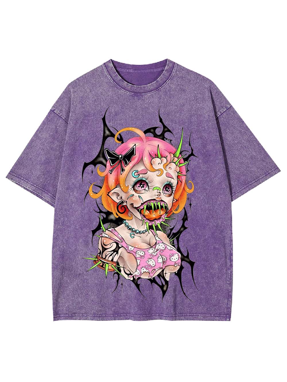 Twisted Kawaii Washed Tshirt