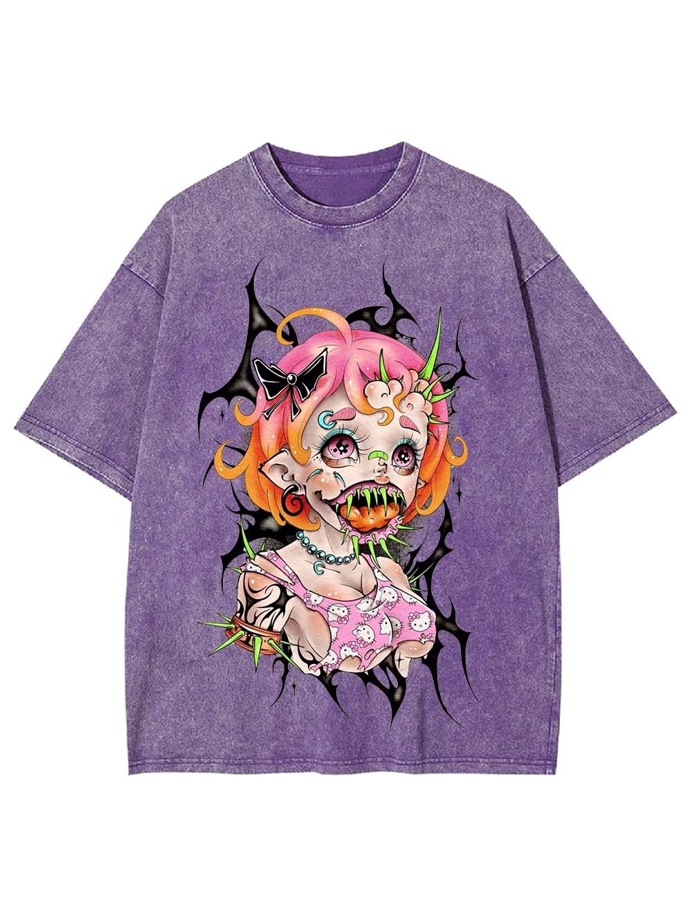 Twisted Kawaii Washed Tshirt