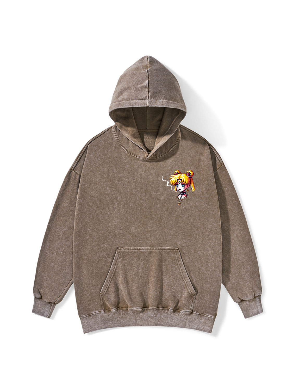 Punk Moon Washed Hoodie