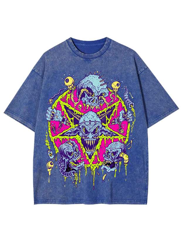 Neon Nightmare Washed Tshirt