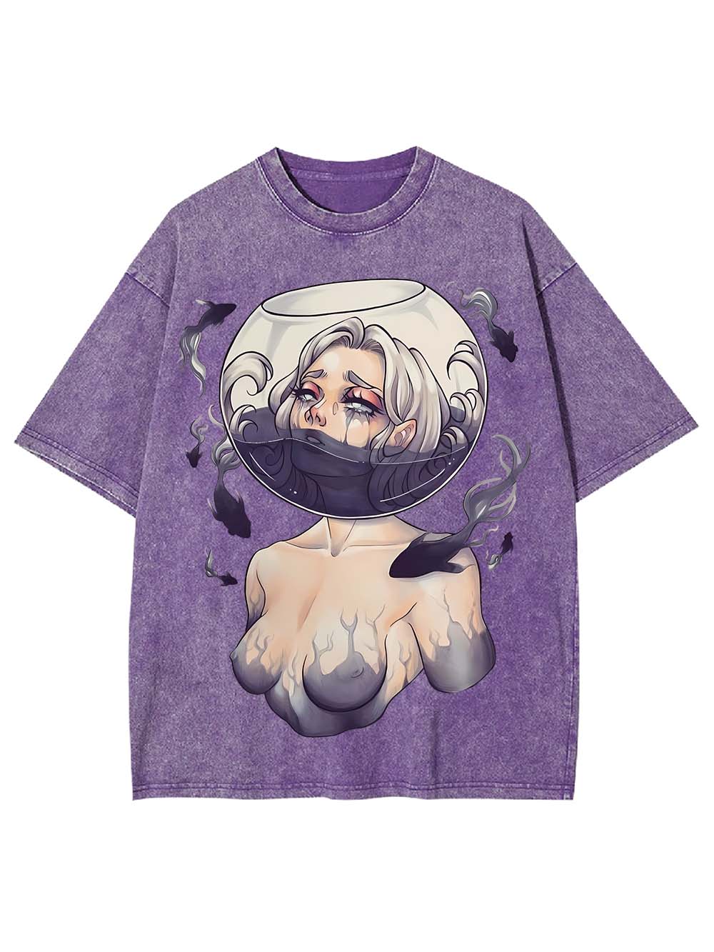 DROWNING IN SILENCE WASHED TSHIRT